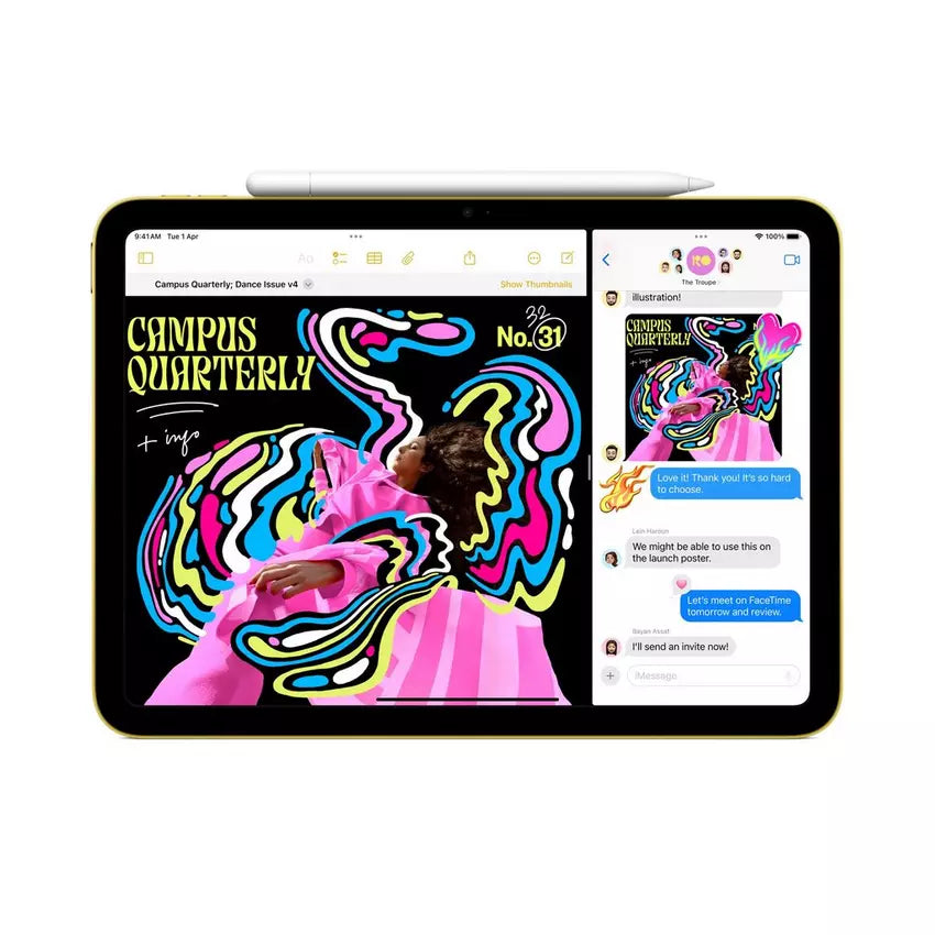 Apple iPad (2025) Wi-Fi 128GB - مع كفر وقلم (إصدار الشرق الأوسط)