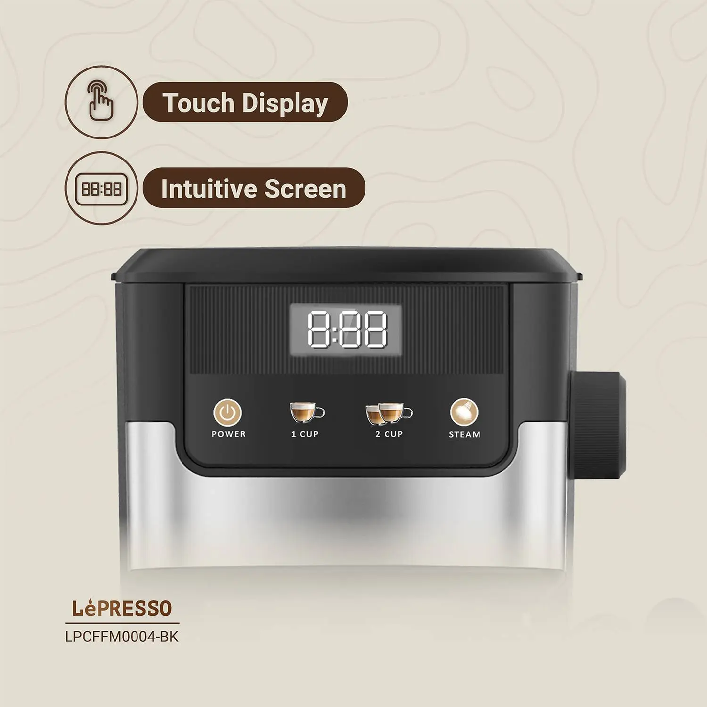 ماكينة تحضير الحليب بالبخار LePRESSO SUPREMA LP004 20BAR