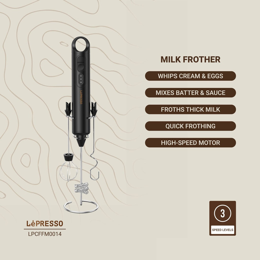 خلاط رغوي 3 في 1 من LePresso