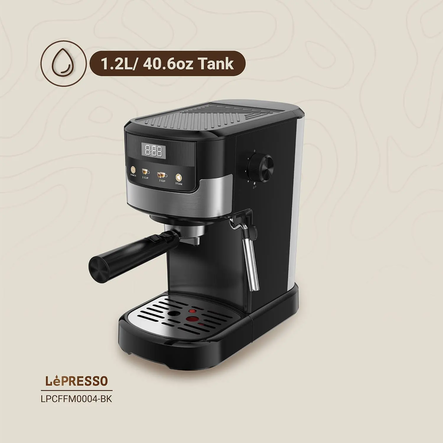 ماكينة تحضير الحليب بالبخار LePRESSO SUPREMA LP004 20BAR