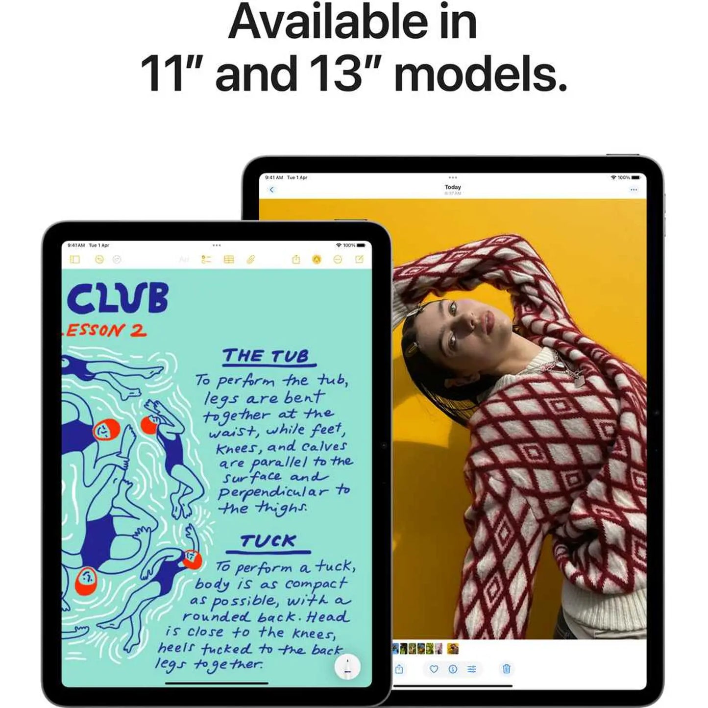 جهاز Apple iPad Air M3 (2025) مقاس 11 بوصة، مزود بخاصية Wi-Fi وذاكرة 128 جيجابايت - مع كفر وقلم