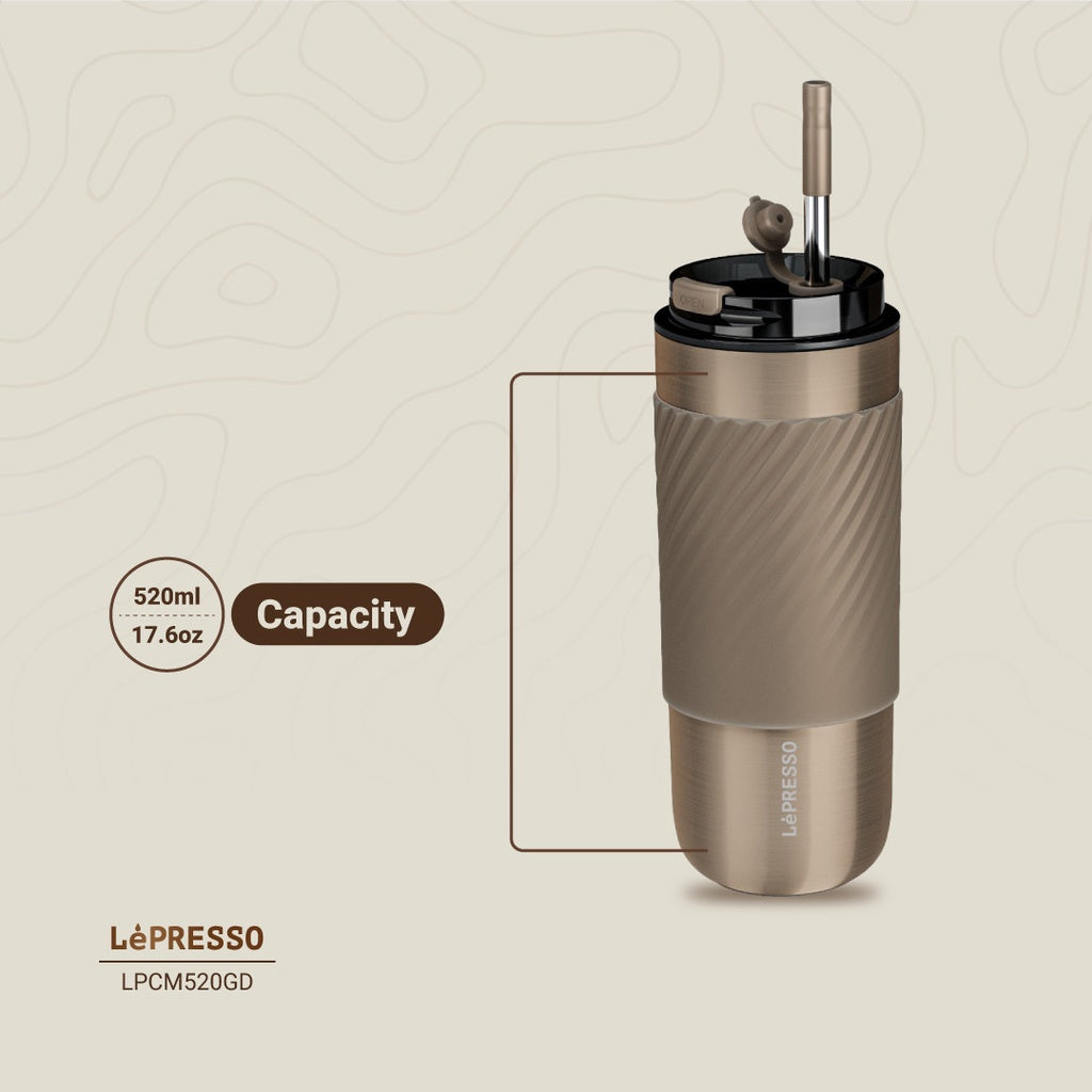 كوب حراري من Lepresso مع فلتر للنقع 