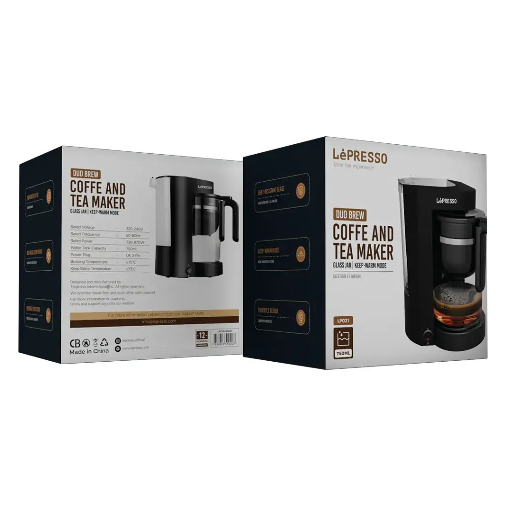 ماكينة تحضير القهوة والشاي Lepresso Duo Brew